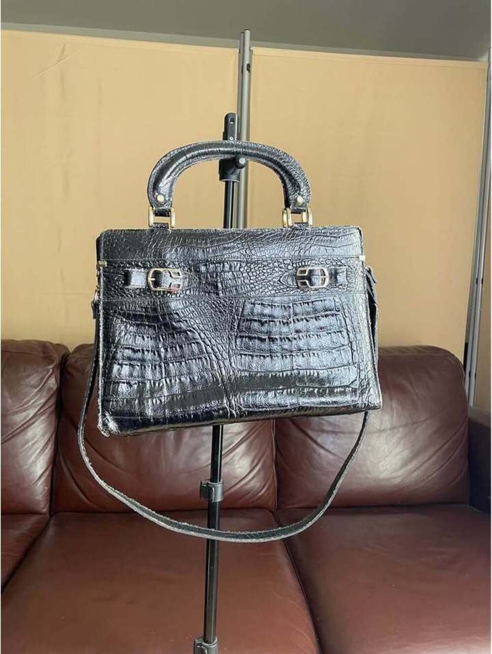 Vintage La Marroquinerie de Florence Leather Bag Made in Italy